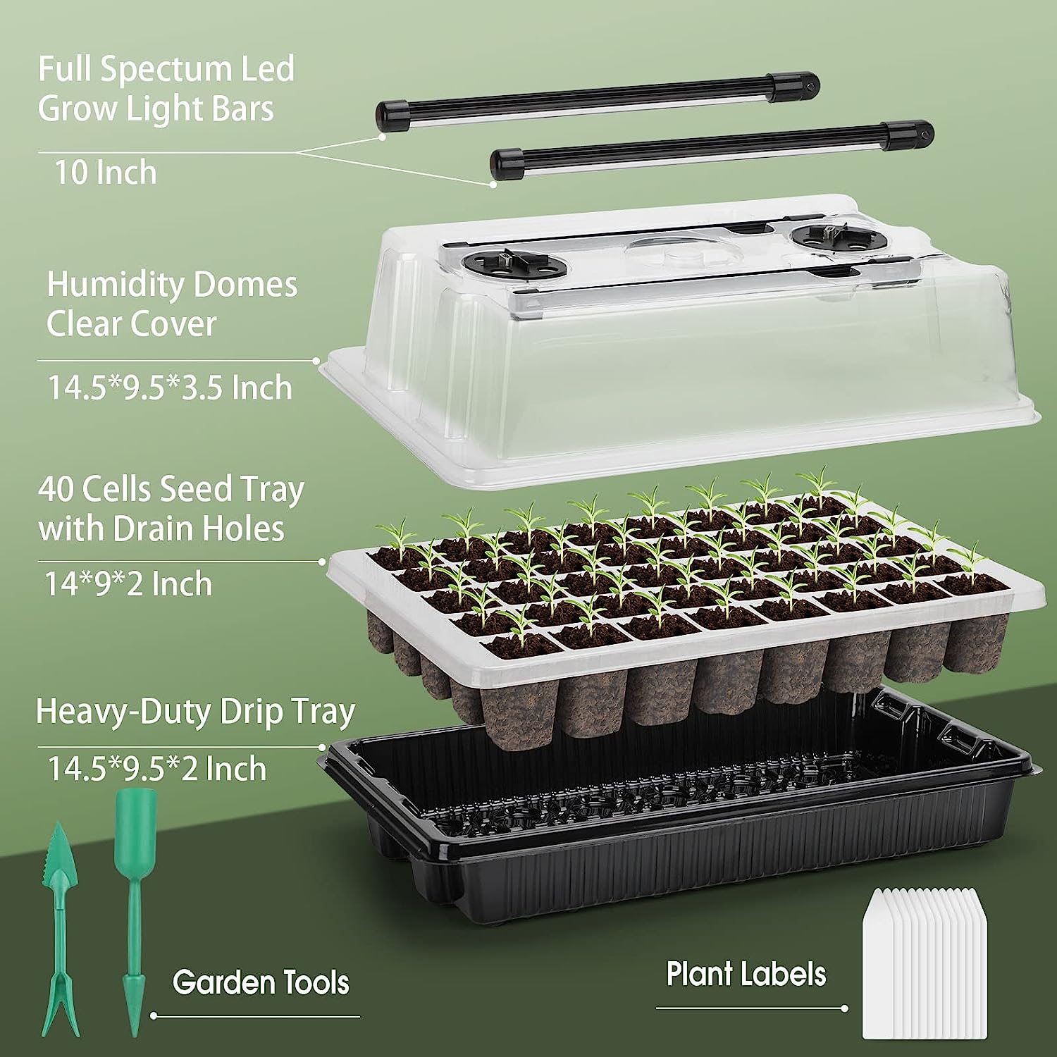 【Best 】1 Set, Seed Starter Tra - Humidity Dome Kit recensie en prijs