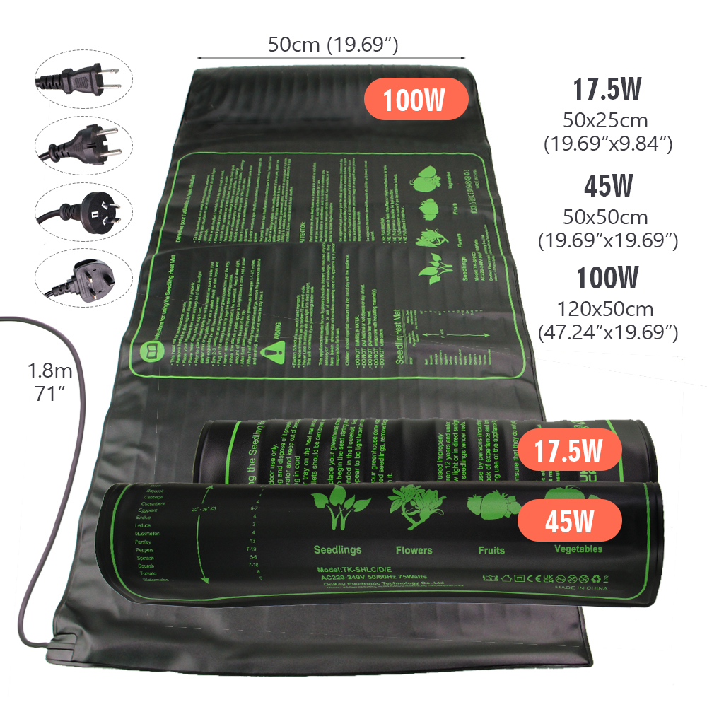 17.5W 45W 100W Seedling Heat M - Rooting Gel Clone recensie en prijs