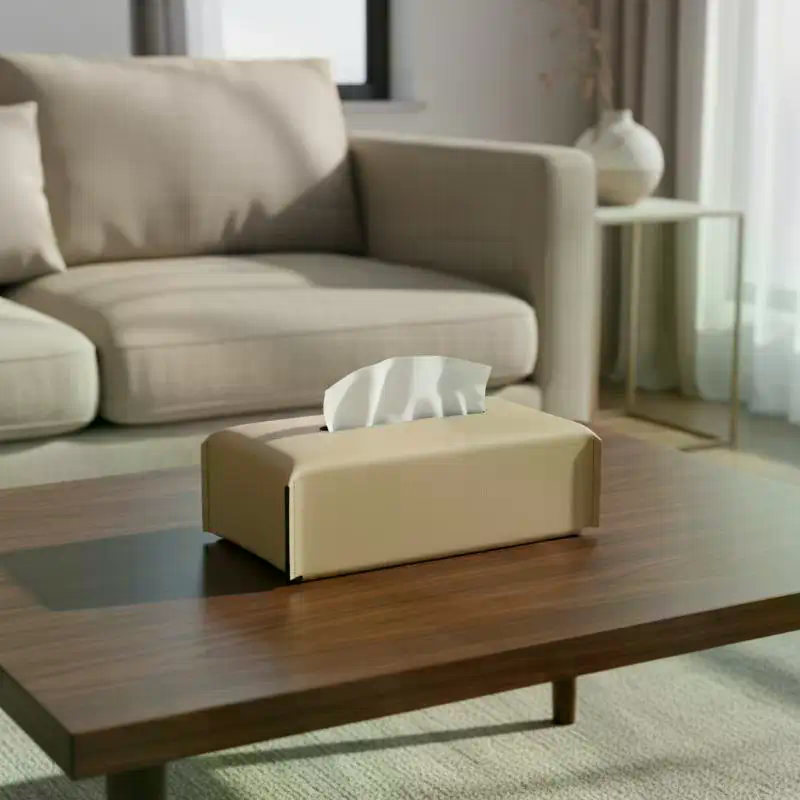 Luxury Tissue Box Leather Napk - Agar Tissue Culture recensie en prijs