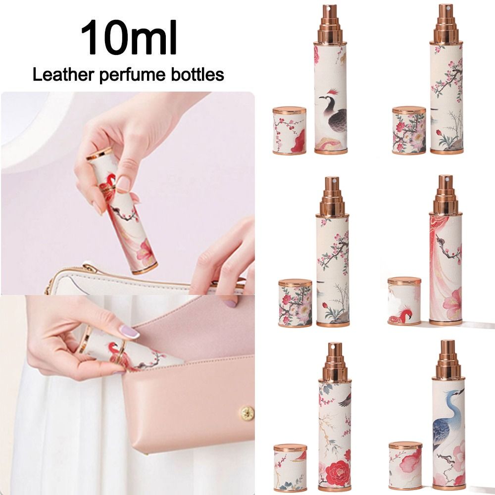 Portable PU Leather Perfume Bo - Misting Bottle Fine recensie en prijs