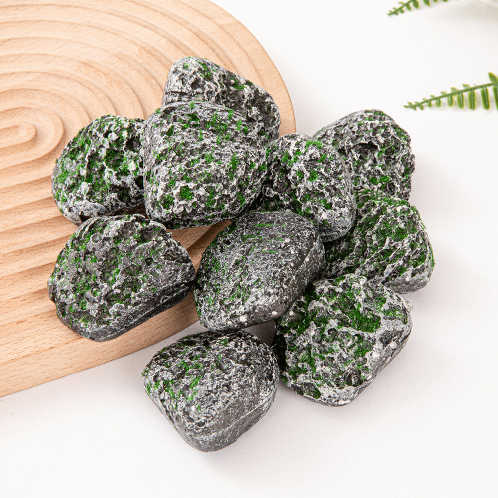 10PCS Mossy Gray Stone Multi-s - Sphagnum Moss Dry recensie en prijs
