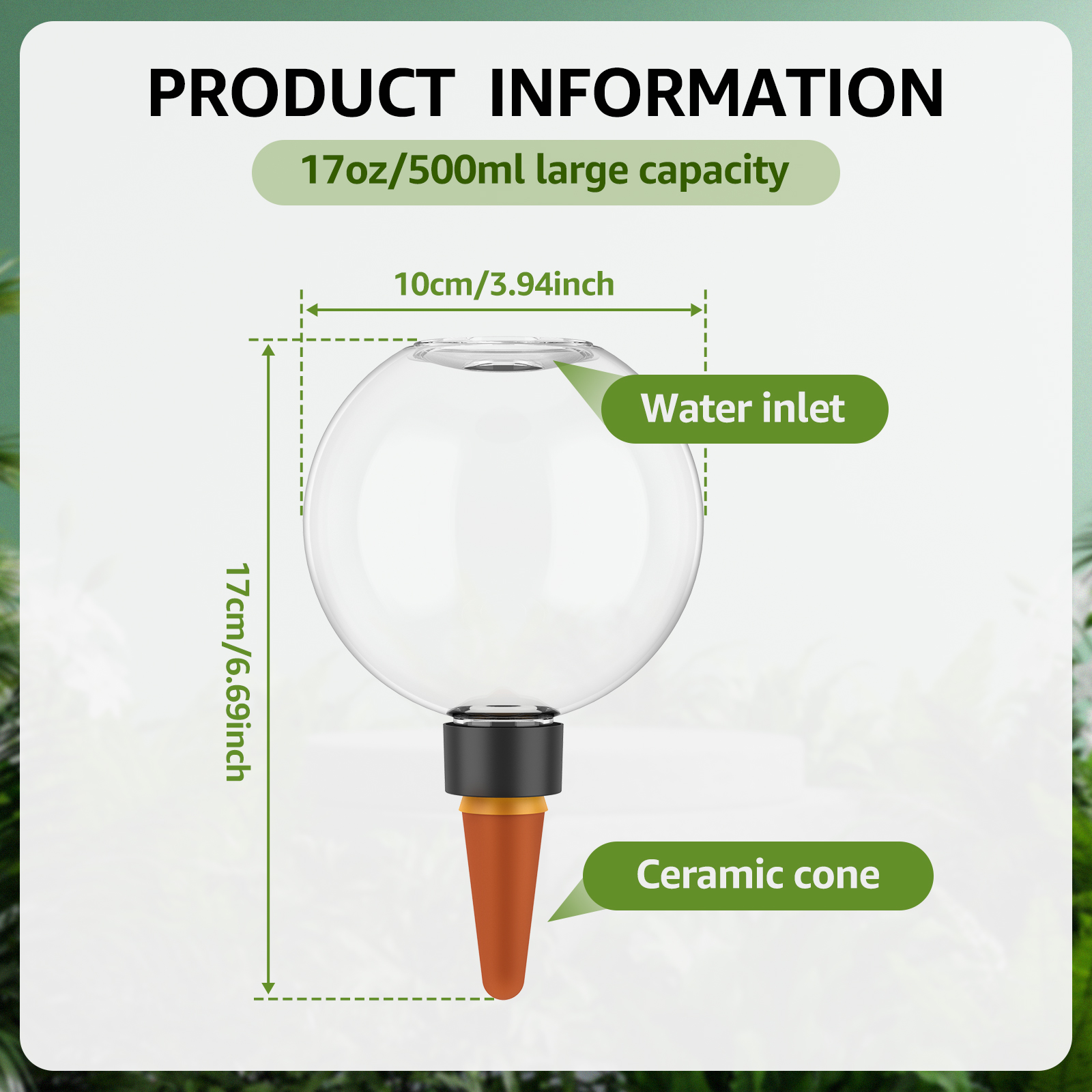2/4Pcs 500ML Automatic Drip Ir - Self Watering Insert recensie en prijs