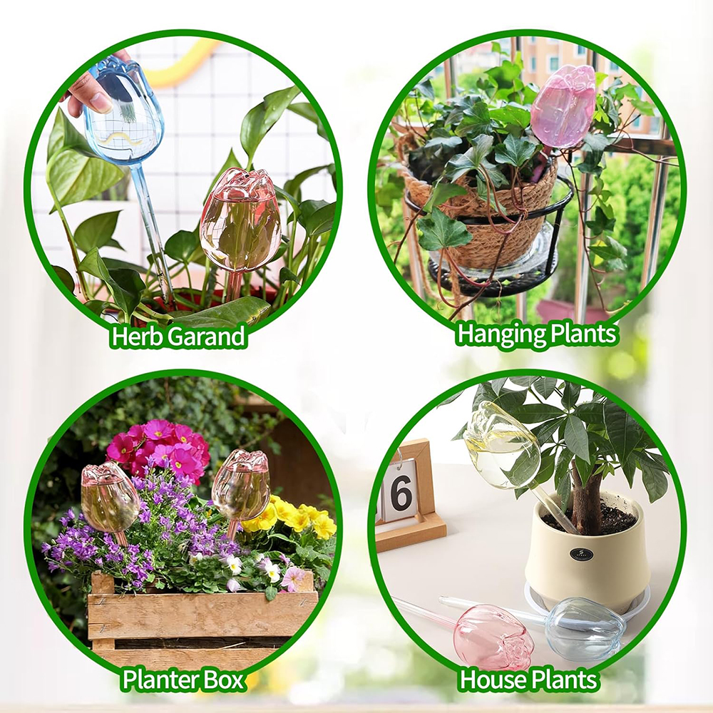 2/4pcs Tulip-Shaped Self-Water - Self Watering Insert recensie en prijs