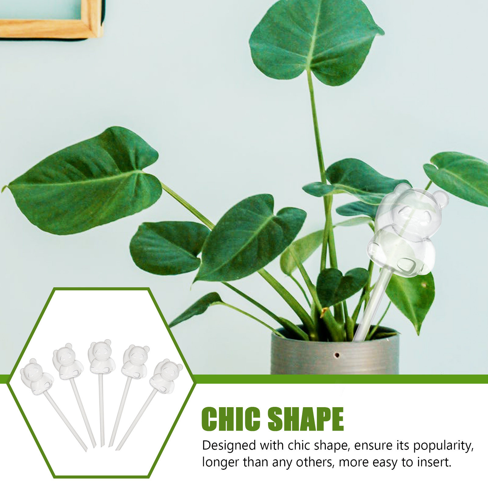 5Pcs Automatic Flower Watering - Self Watering Insert recensie en prijs