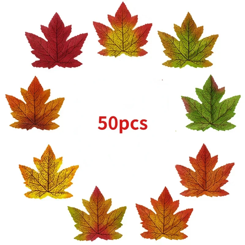 50pcs Artificial Maple Leaf Ha - Sphagnum Moss Dry recensie en prijs