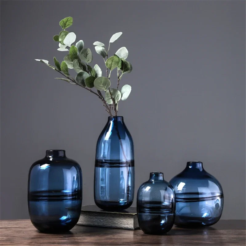 Minimalist Blue Black Glass Va - Propagation Station Vase recensie en prijs