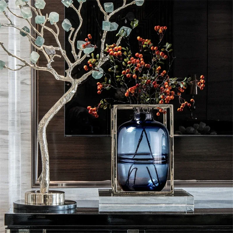 Minimalist Blue Black Glass Va - Propagation Station Vase recensie en prijs