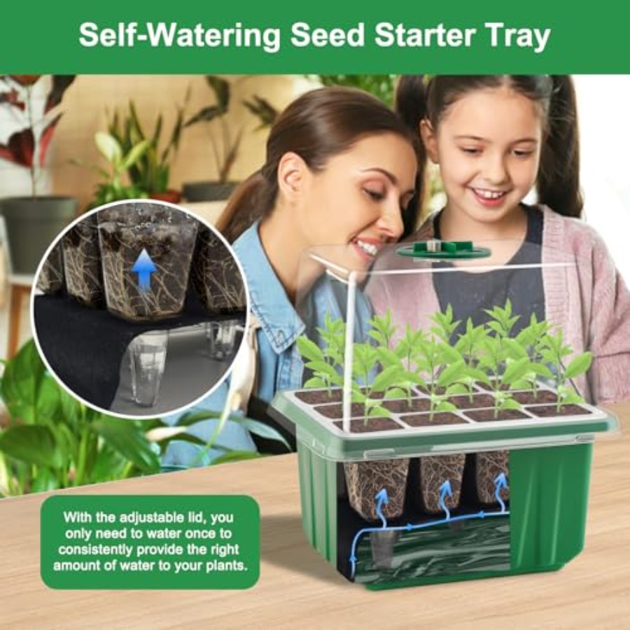 Seed Starter Tray with Light 6 - Humidity Dome Kit recensie en prijs