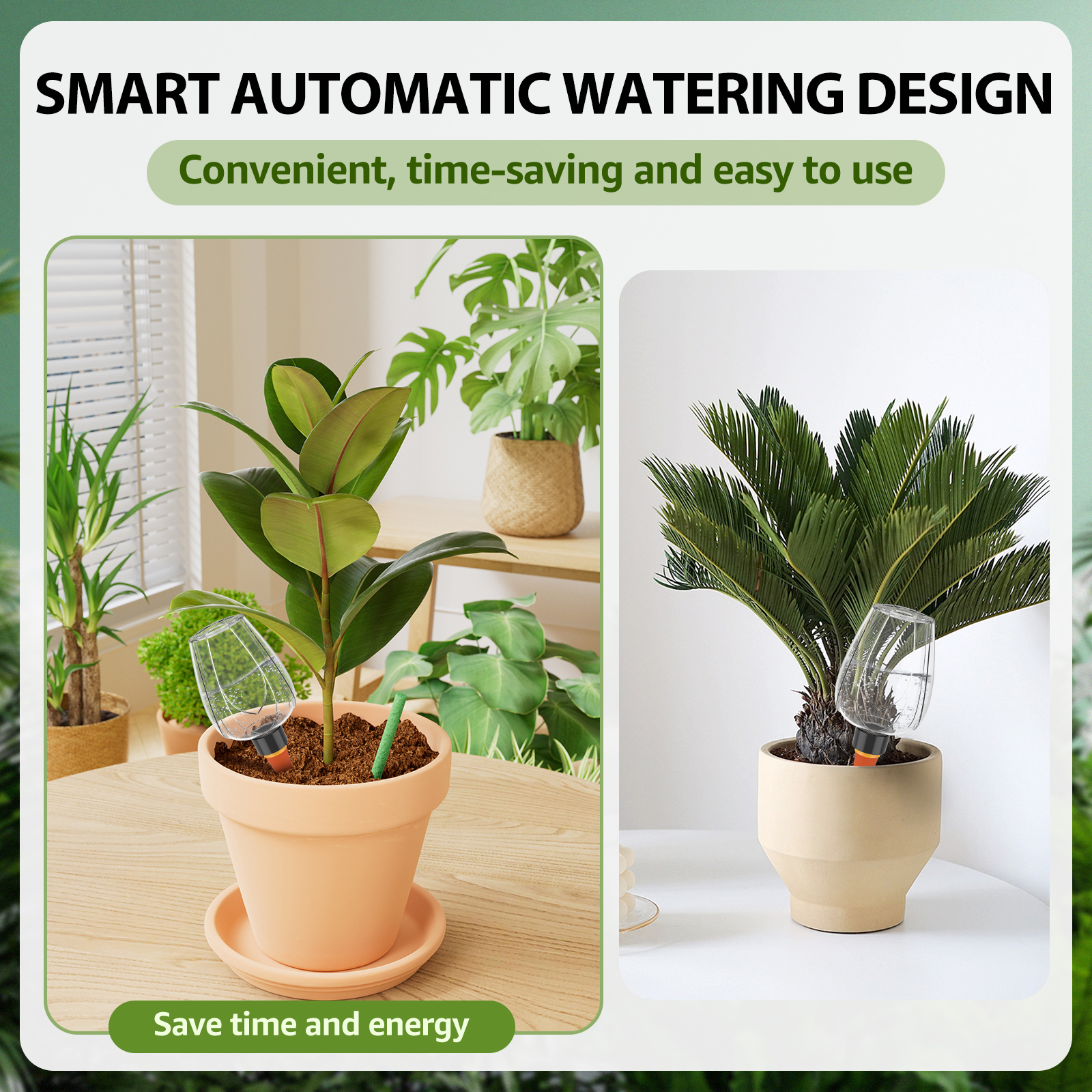 4Pcs Plant Watering Globe Clea - Self Watering Insert recensie en prijs
