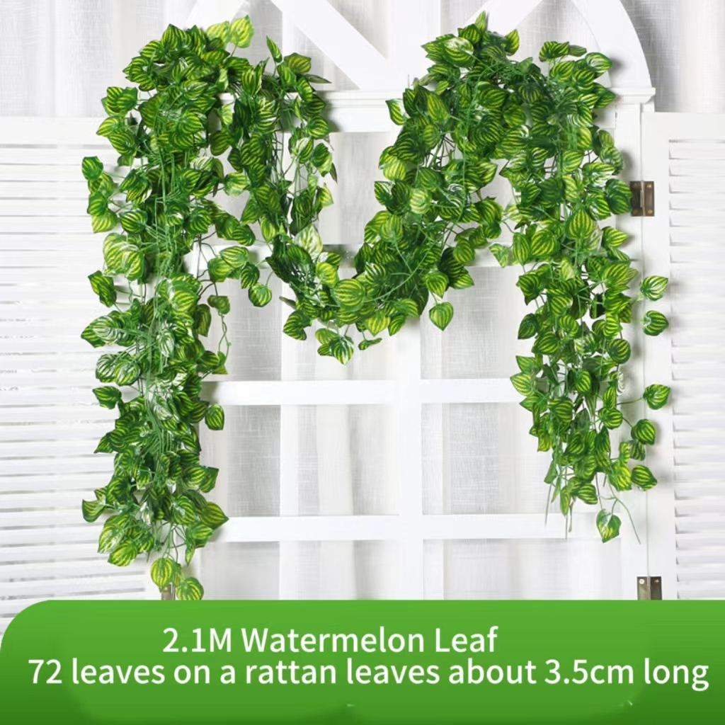 2.1M Green Ivy Leaf Hanging Vi - Sphagnum Moss Dry recensie en prijs