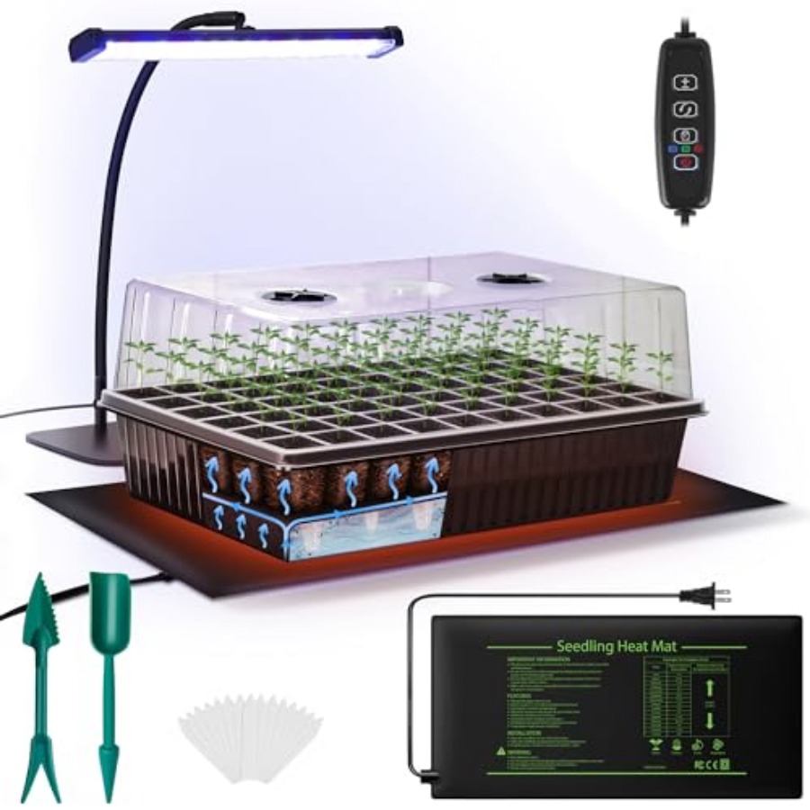 60-Cell Self-Watering Seed Sta - Humidity Dome Kit recensie en prijs