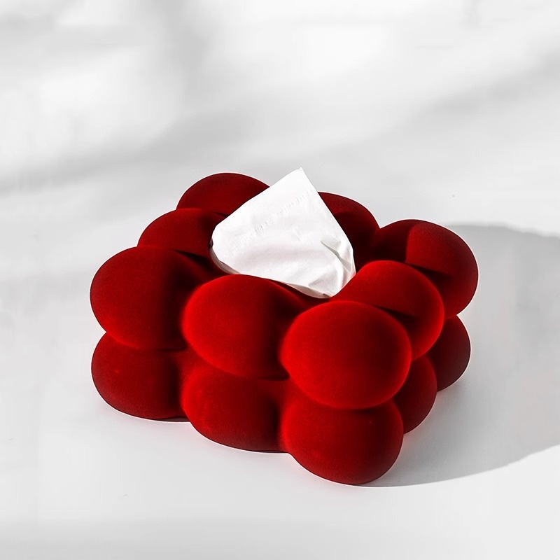 Flocked Tissue Box Geometrical - Agar Tissue Culture recensie en prijs