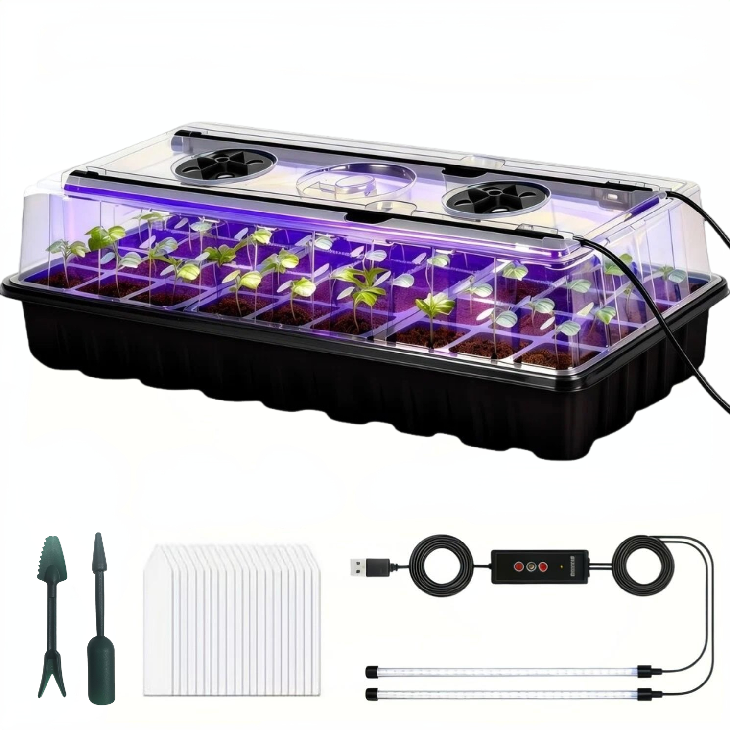 36-Cell Seed Starter Tray w/ G - Humidity Dome Kit recensie en prijs