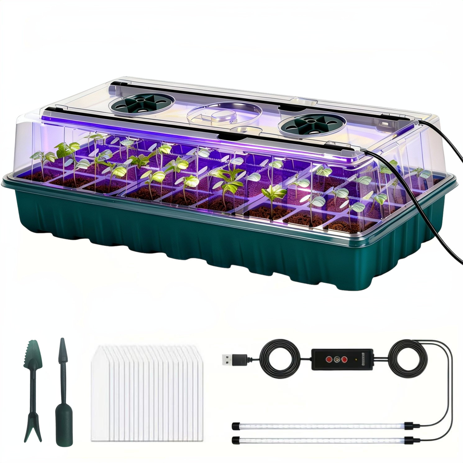 36-Cell Seed Starter Tray w/ G - Humidity Dome Kit recensie en prijs