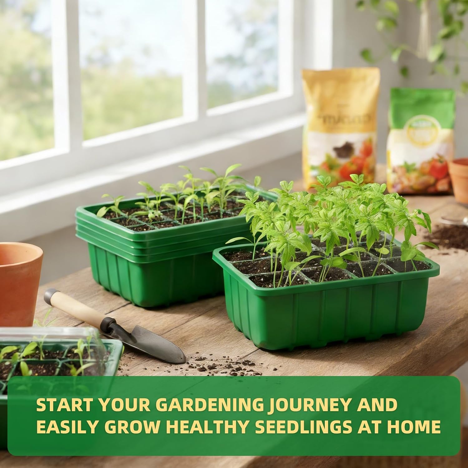 5-Pack Seed Starter Tray Kit w - Humidity Dome Kit recensie en prijs