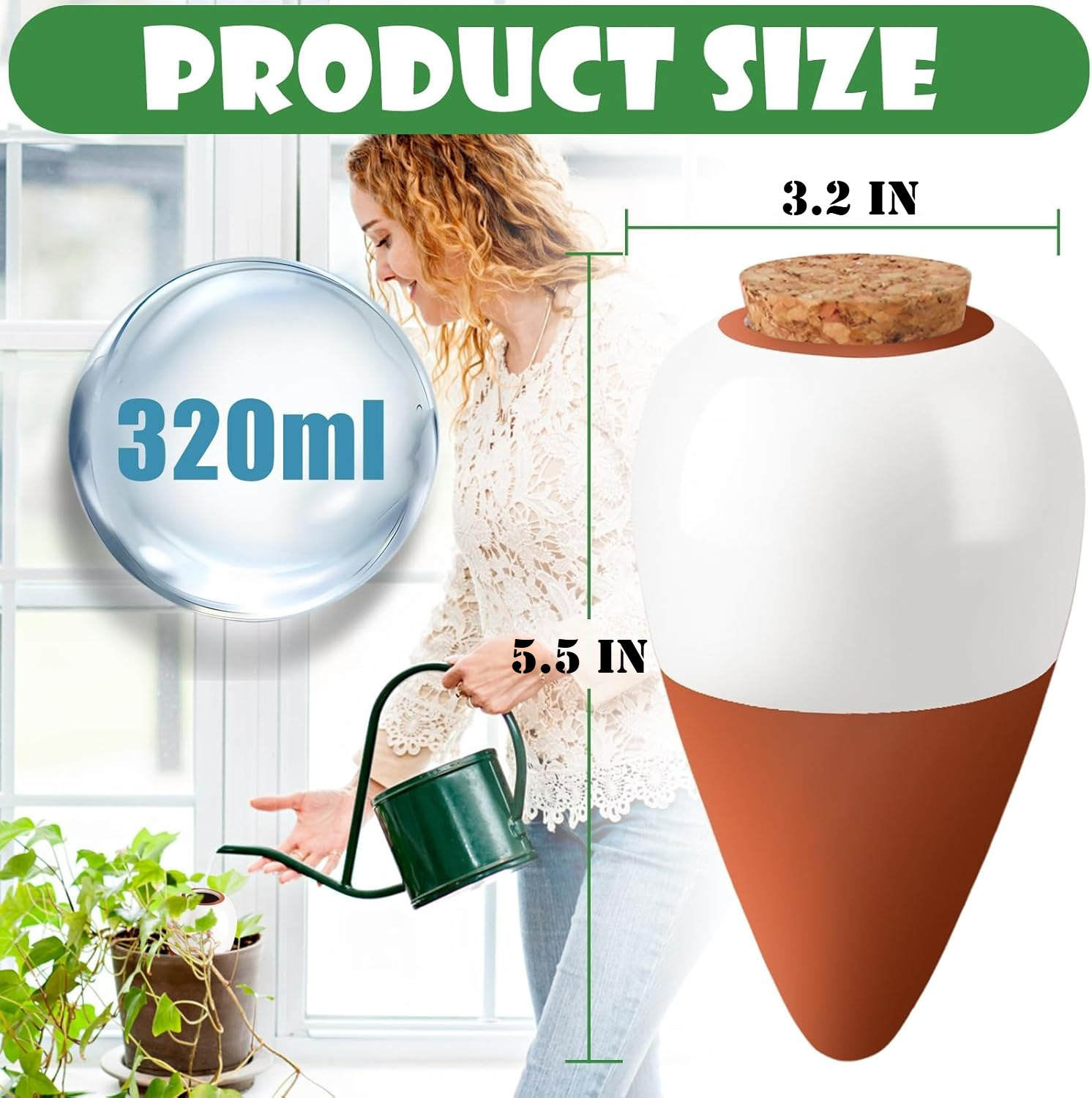 Terracotta Watering Spikes,Sel - Self Watering Insert recensie en prijs