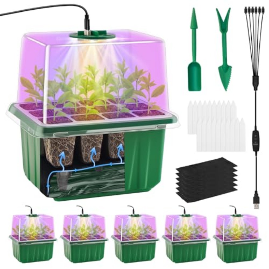 Seed Starter Tray with Light,  - Humidity Dome Kit recensie en prijs