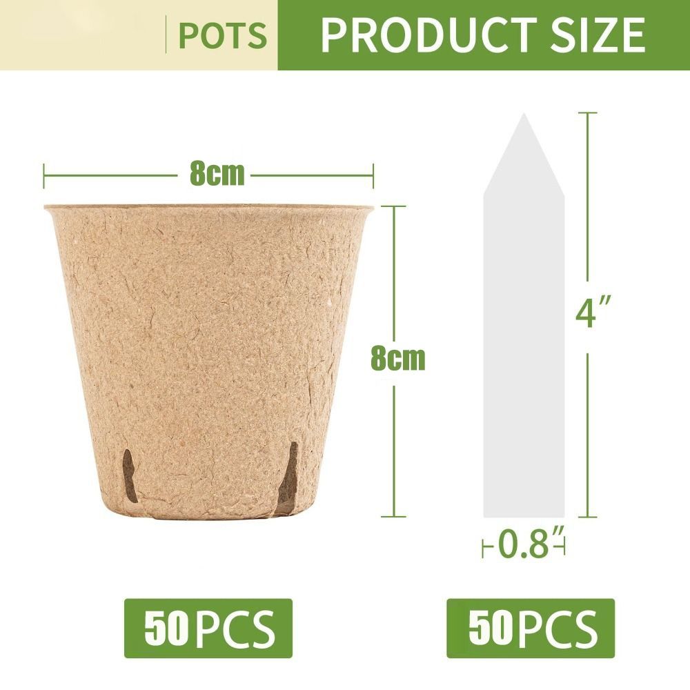 50PCS Biodegradable Plant Star - Peat Pellet Tray recensie en prijs