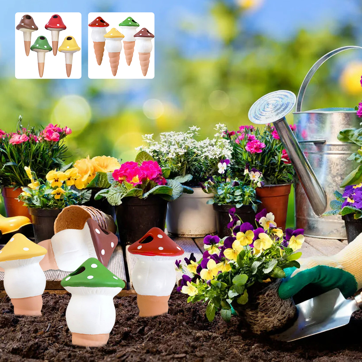 4Pcs Self-Watering Spikes Dive - Self Watering Insert recensie en prijs