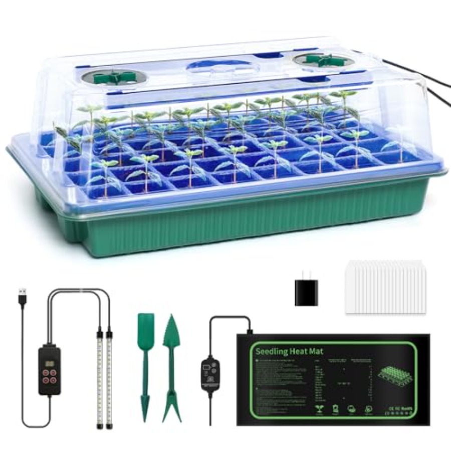 Seed Starter Kit with Grow Lig - Humidity Dome Kit recensie en prijs