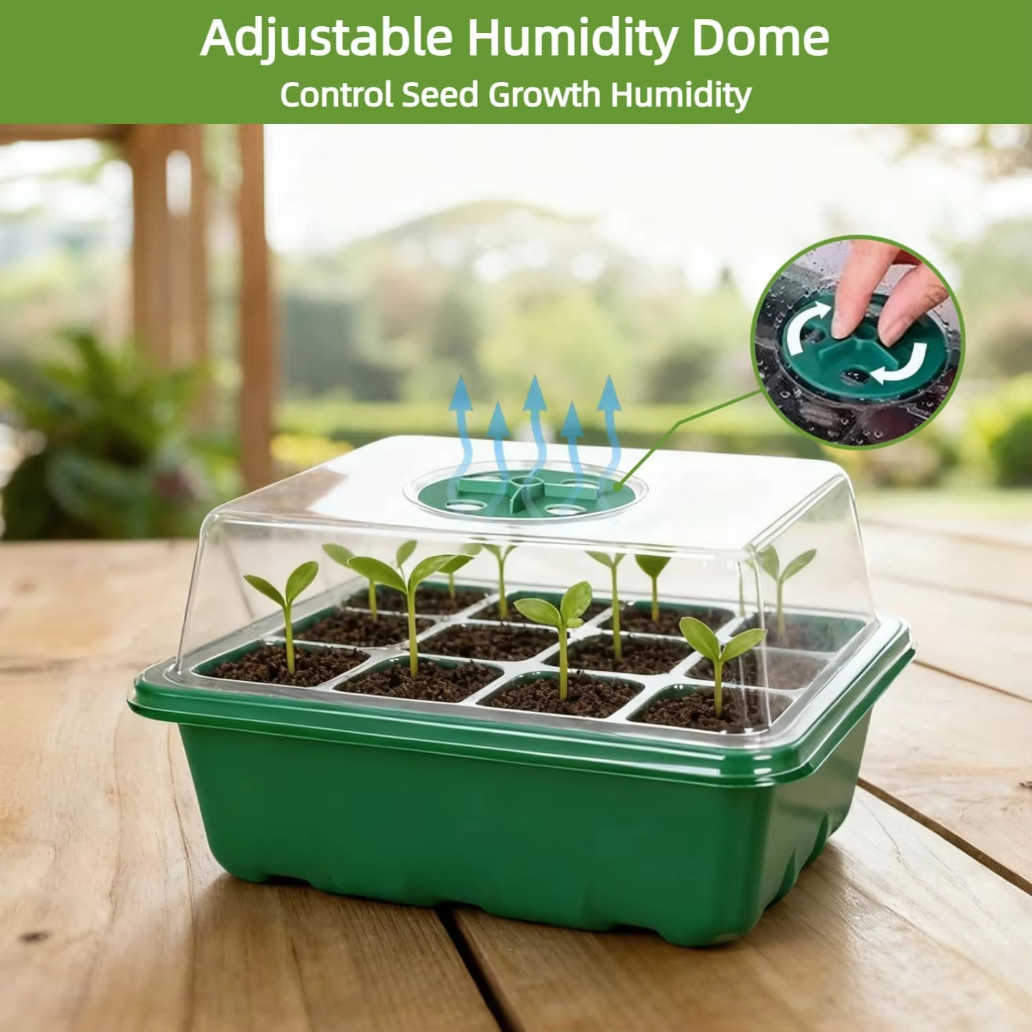 3Pcs Seed Starter Tray Mini Gr - Humidity Dome Kit recensie en prijs