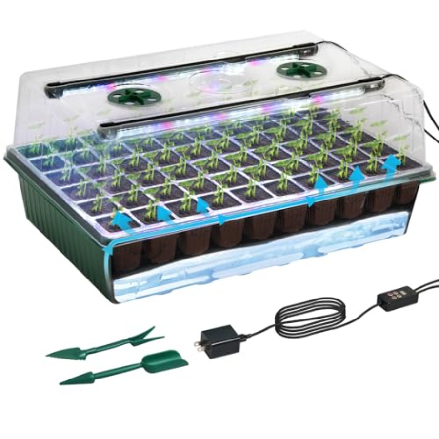 Seed Starter Tray with Grow Li - Humidity Dome Kit recensie en prijs