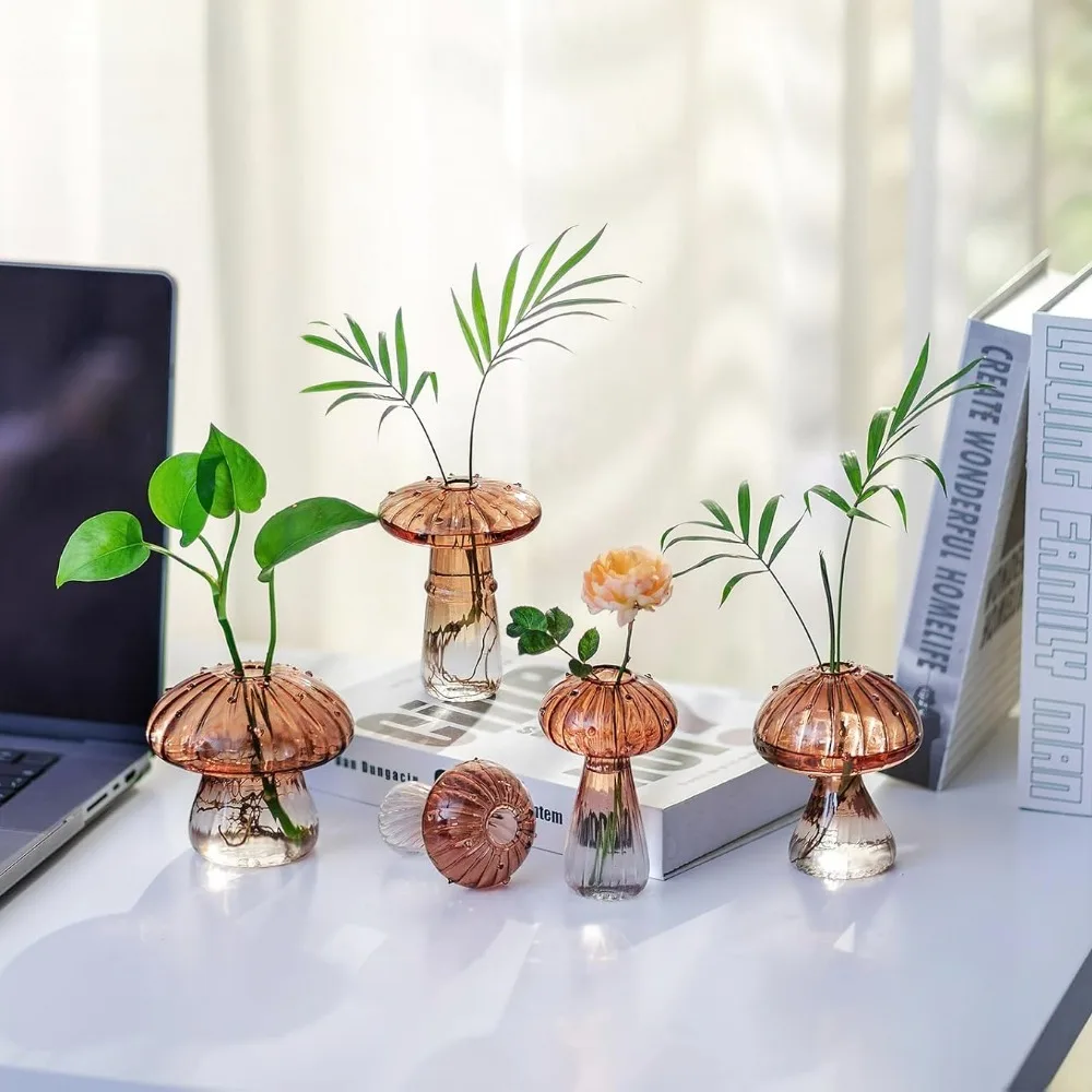 Mushroom‑Design Fluted Glass P - Propagation Station Vase recensie en prijs