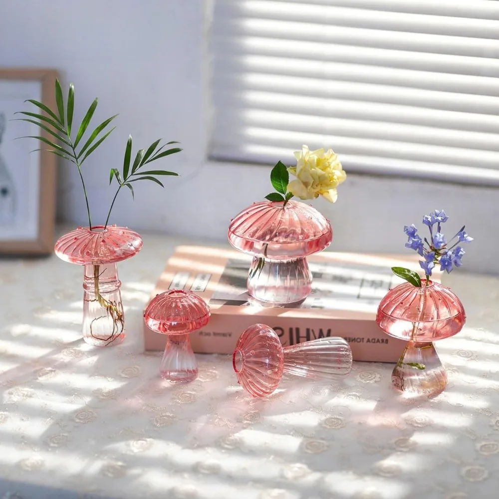 Mushroom‑Design Fluted Glass P - Propagation Station Vase recensie en prijs