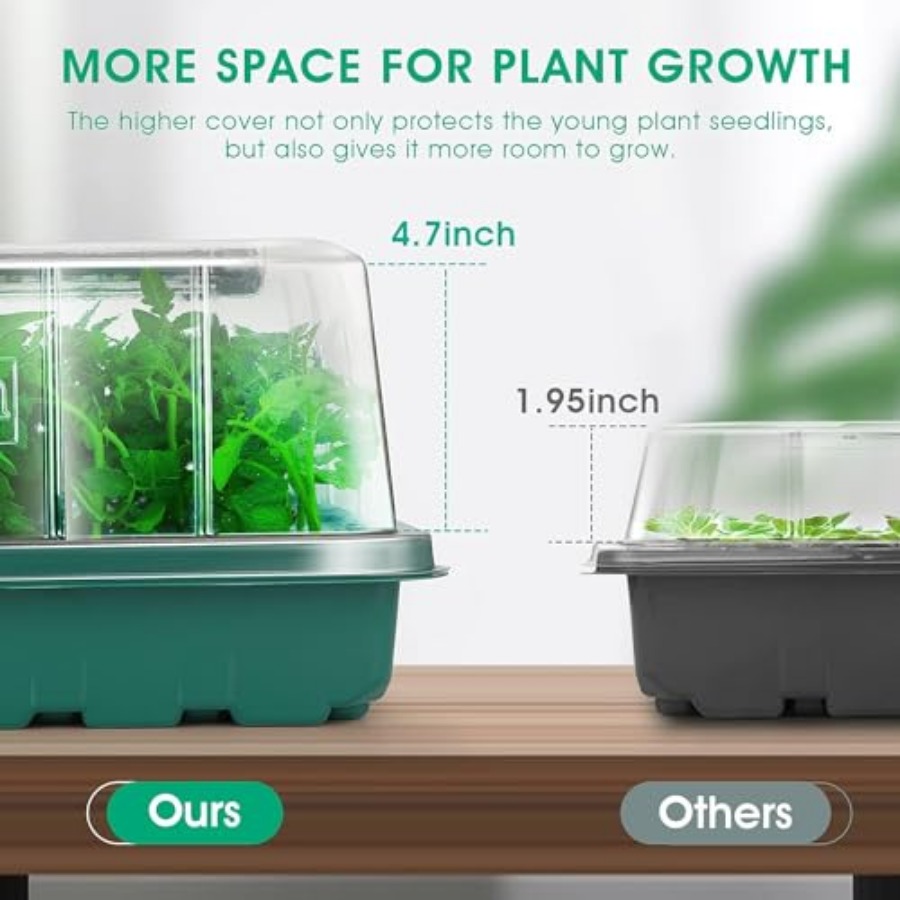Seed Starter Tray with Grow Li - Humidity Dome Kit recensie en prijs