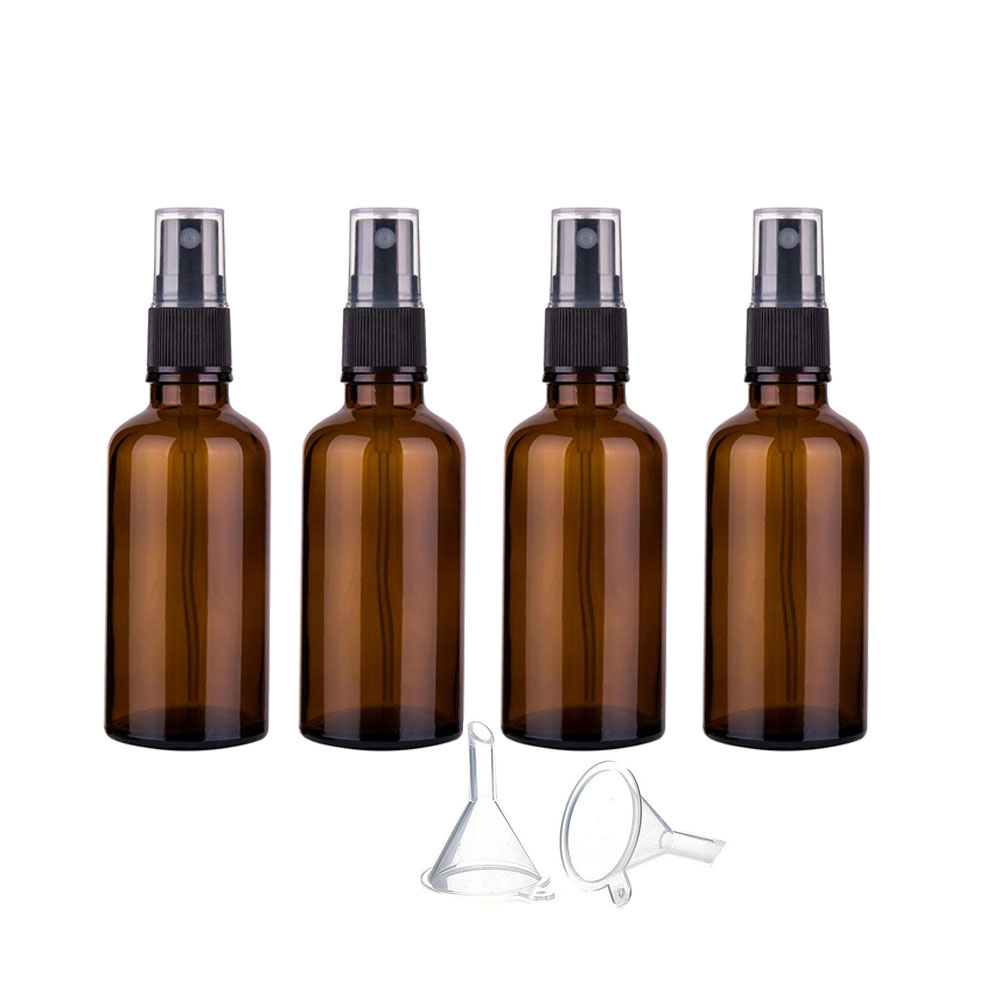 4pcs 50ml Amber Glass Spray Bo - Misting Bottle Fine recensie en prijs