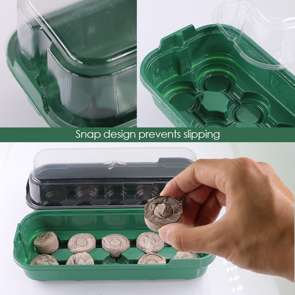 10 Cells Seedling Trays Germin - Peat Pellet Tray recensie en prijs
