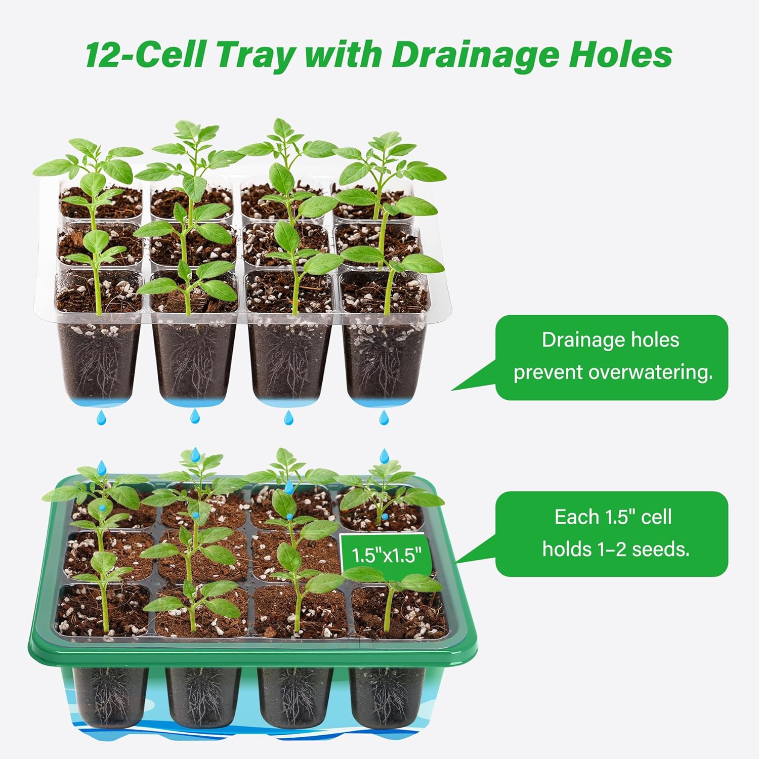 Growing Starting Nursery Trays - Humidity Dome Kit recensie en prijs