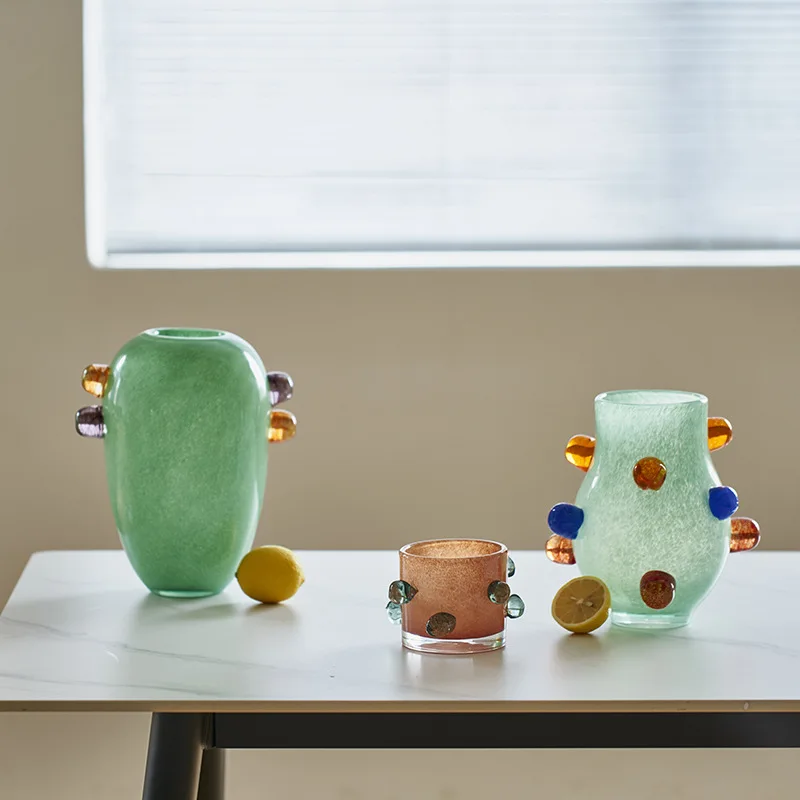 Colorful Round Bead Glass Vase - Propagation Station Vase recensie en prijs