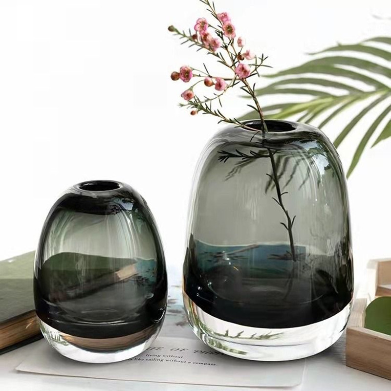 Smoke Gray Glass Vase, Hydropo - Propagation Station Vase recensie en prijs